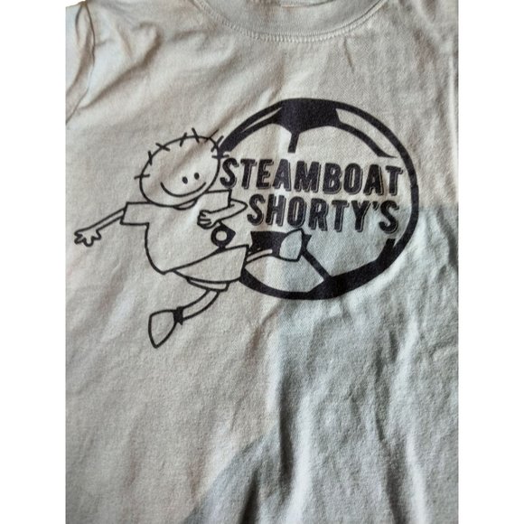 Kids Steamboat Shortys T Shirt Colorado Tee Blue Size 4 Soccer - Picture 2 of 5